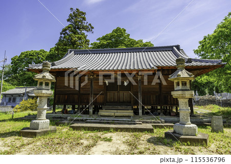 生口島 生口神社 拝殿 広島県尾道市 生口島 生口神社 拝殿 広島県尾道市 115536796