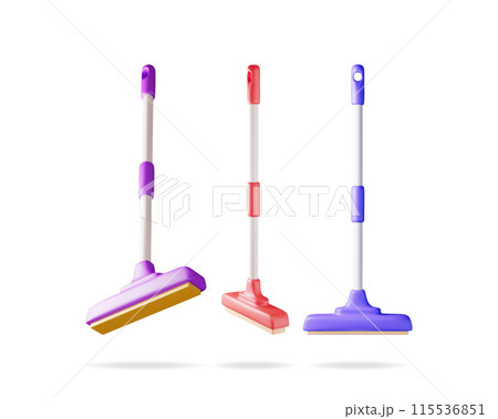 3d set of floor cleaning mop with plastic handle 3d set of floor cleaning mop with plastic handle 115536851
