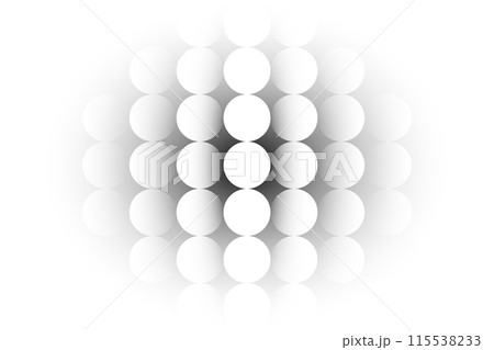 円が並んだ抽象的な背景イラスト 115538233