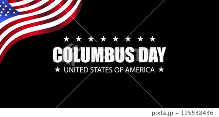 United States of America Columbus Day Flag Design 115538436