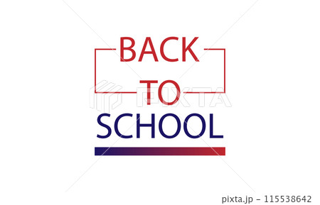 Sleek and Chic A Guide to Back to School Text Illustration Design 115538642