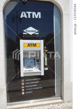 ATM cash dispenser in Lisbon, Portugal 115539164