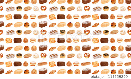 16:9　ドイツのパンの背景素材 115539299