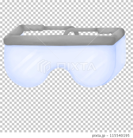 Blue Safety Glasses Clip Art - Construction Worker Protection 115540195