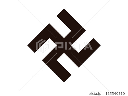五つ割角立て万字 五つ割角立て万字 115540510