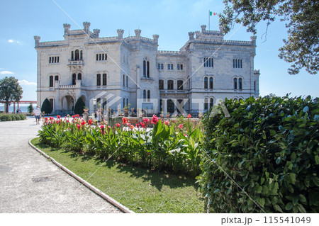 The Miramare Castle in Trieste, Italy 115541049