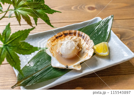 炭火焼きのホタテバター 炭火焼きのホタテバター 115543897