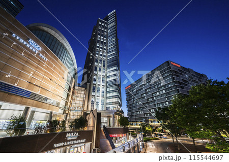JR川崎駅西口の都市夜景【神奈川県・川崎市】 115544697