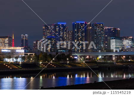 東京夜景　豊洲 115545219