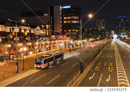 東京夜景　豊洲千客万来 115545273