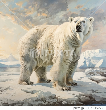 ホッキョクグマ　ai生成画像 115545722