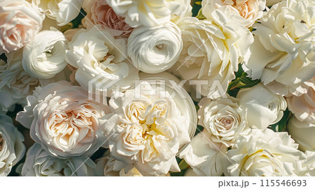 Cosmetic branding, toiletries and skincare concept. Face cream moisturizer jar on floral background, moisturizing skin care lotion and lifting emulsion, anti-age cosmetics for luxury beauty brand 115546693