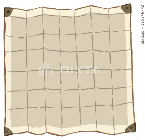 Blank Vintage Map Illustration Blank Vintage Map Illustration 115546742
