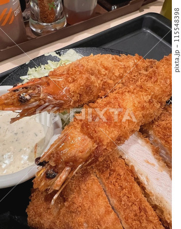 とんかつとエビフライ とんかつとエビフライ 115548398