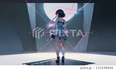 電脳空間の女子 電脳空間の女子 115549408