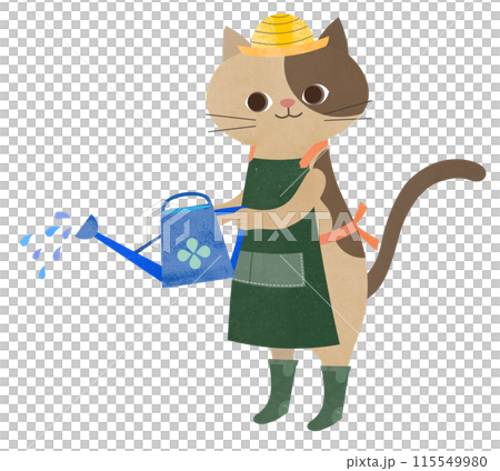 Watering cartoon 115549980