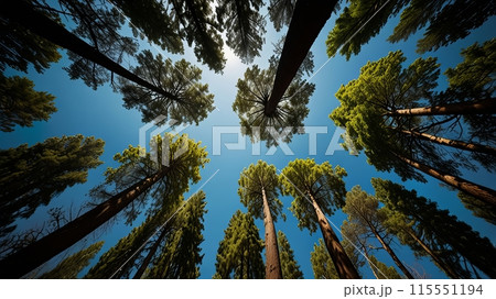 LowAngle View trees LowAngle View trees 115551194