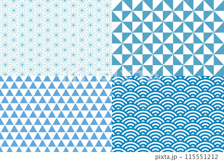 和柄　文様　和紙　背景	 115551212