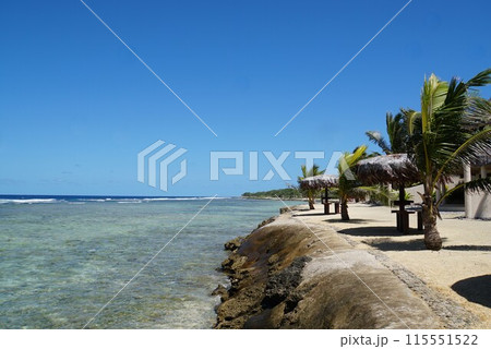 エファテ島の海の風景　バヌアツ 115551522