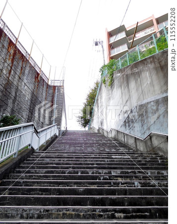 横浜市保土ヶ谷区 長い階段 横浜市保土ヶ谷区 長い階段 115552208