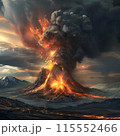 大噴火　ai生成画像 115552466