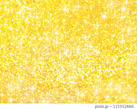 砂金のようなキラキラした金色背景 砂金のようなキラキラした金色背景 115552660