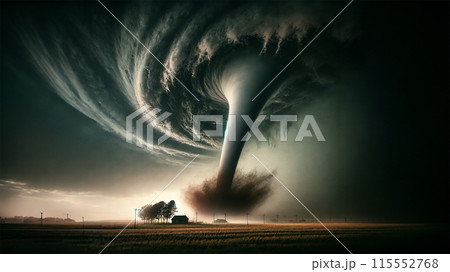 竜巻　災害 115552768