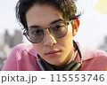 若い男性のファッションポートレート 115553746