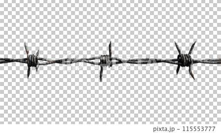 錆びた有刺鉄線、PNG 115553777