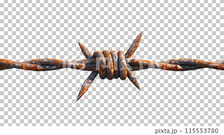 錆びた有刺鉄線、PNG 115553780