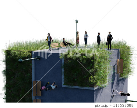 空中庭園と人々 空中庭園と人々 115555099