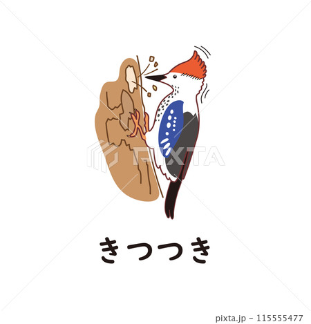 日本語ひらがなシリーズ―きつつき　“き”のつくひらがな 115555477