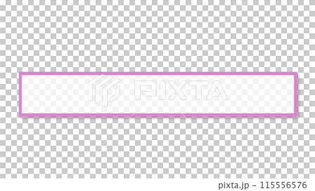 シンプルテロップベース(ピンク) 115556576