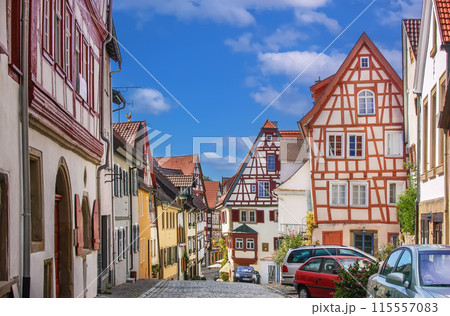 Street in Bad Wimpfen, Germany 115557083