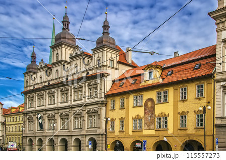 Malostranska square in Prague, Czech republic Malostranska square in Prague, Czech republic 115557273