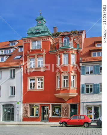 Street in Wangen im Allgau, Germany 115557603