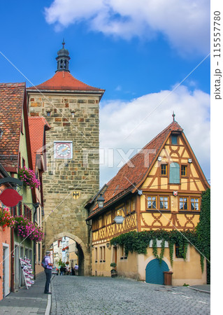 Siebersturm in Rothenburg on the river Tauber, Germany Siebersturm in Rothenburg on the river Tauber, Germany 115557780