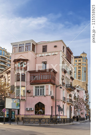 Street in Baku, Azerbaijan Street in Baku, Azerbaijan 115558925