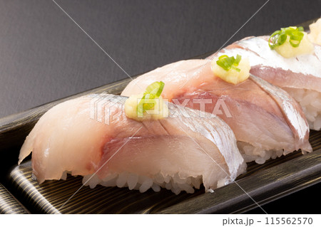 あじ 握り寿司 あじ 握り寿司 115562570