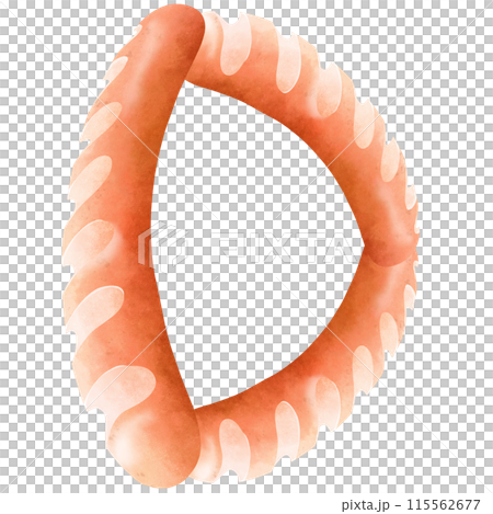 Letter D in hot dog style 115562677