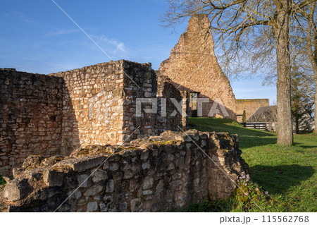 Castle ruin, Gerolstein, Germany Castle ruin, Gerolstein, Germany 115562768