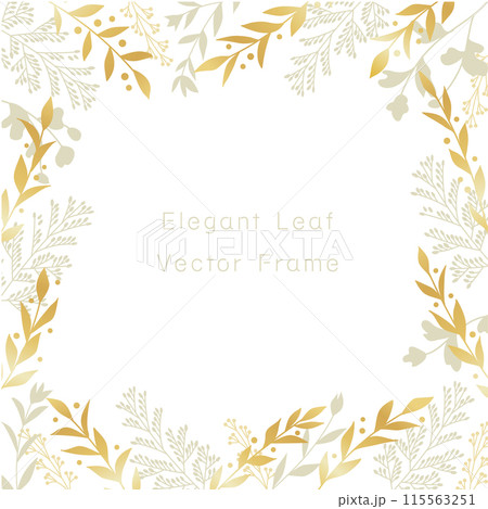 エレガントなデコレーションフレーム	 115563251