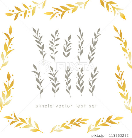 シンプルリーフ 115563252