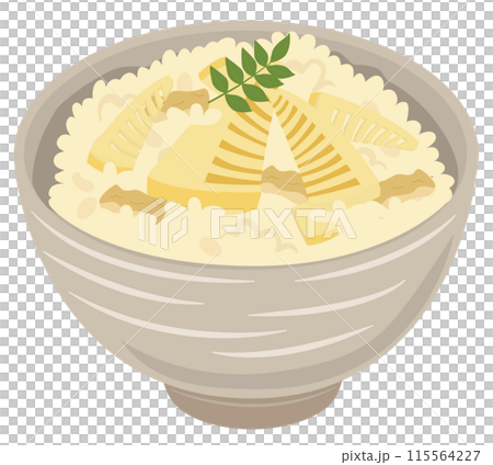 餐點_榻榻米飯_竹筍飯 餐點_榻榻米飯_竹筍飯 115564227