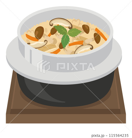 食事_釜飯_かやくご飯 五目釜めし 食事_釜飯_かやくご飯 五目釜めし 115564235