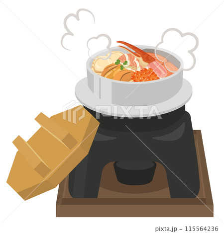 食事_釜飯_海鮮釜めし 食事_釜飯_海鮮釜めし 115564236