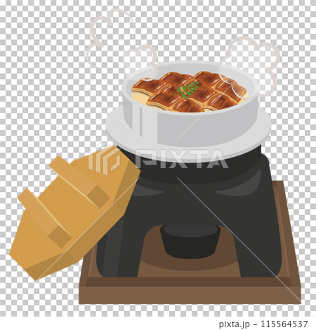 食事_釜飯_うなぎの釜めし 115564537