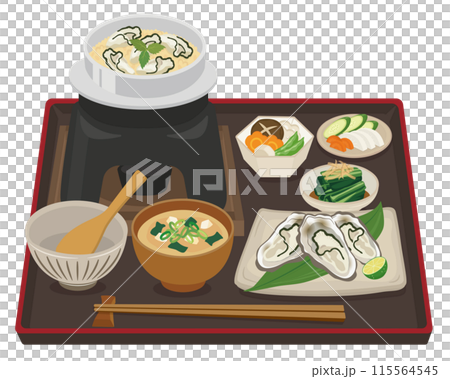 食事_釜飯_牡蠣釜めし定食 食事_釜飯_牡蠣釜めし定食 115564545