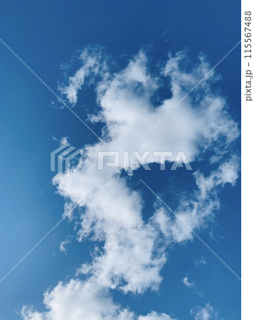 青空に浮かぶ雲 115567488