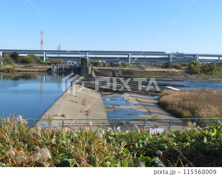 寒川取水堰　相模川　神奈川県　 115568009